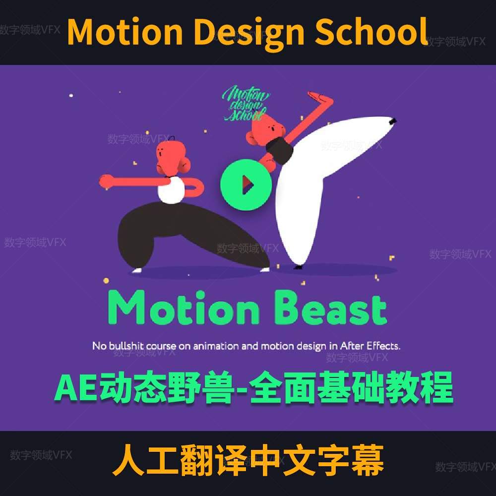 AE MG动画全面基础教程 Motion Design School – Motion Beast yskc069